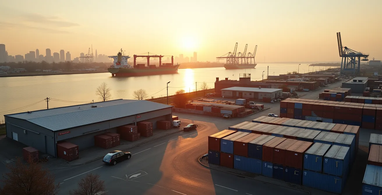 Visualisation comparative transport local versus importation textile